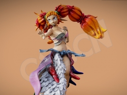 跳舞的花仙子卡通女孩C4D模型 Krushmaster girlt