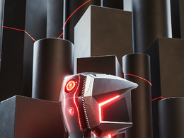 C4D OC科幻电脑主机微星机箱模型