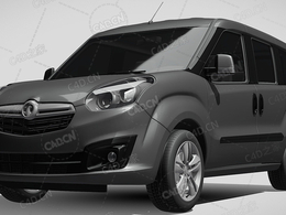 沃克斯豪尔面包车旅行车货车2015款C4D汽车模型下载