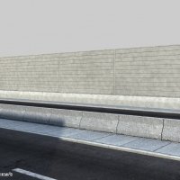 公路防护带：auto route free cinema4d