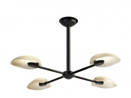 丰富灿烂品牌飞行员4吊灯3D模型素材下载Pilot 4 Chandelier by Rich Brilliant Willin