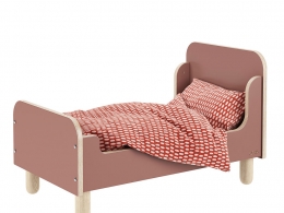 Flexa品牌玩具娃娃床3D模型素材下载The Doll Bed by Flexa