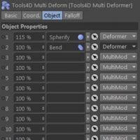 C4D多个变形插件 MULTI-MODIFIER 2