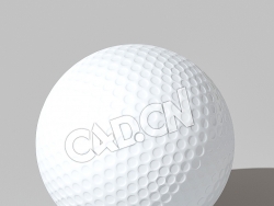 高尔夫球C4D模型 Golf-Ball