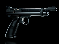 克罗斯曼气手枪 Cinema 4D 3D Model Redshift Crosman Air Pistol