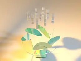 C4D花瓣旋转动画工程文件Petal rotation animation