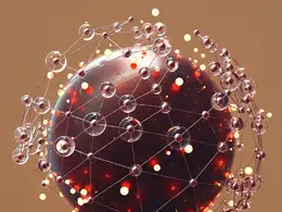 C4D实用工程第164季：水晶球连接动画创意C4D工程文件 c4d project