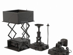 投影仪 The projector on the bracket