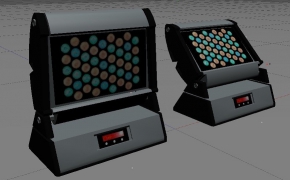 游戏机C4D模型 Faro led
