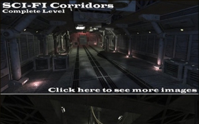 科幻通道3D模型 DEXSOFT-GAMES: Sci-Fi Corridors – Complete Level