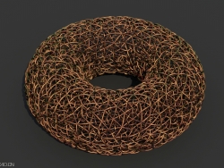 交叉编织圆环 interweave