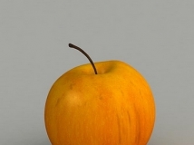 黄苹果模型（3ds、c4d格式） 3D模型下载