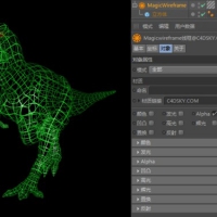 Cinema 4d线框插件汉化版及教程MagicWireframe（R12-R14）
