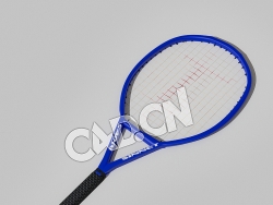 网球拍C4D模型 Tennis Racket