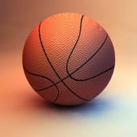 蓝球3D模型 Basketball