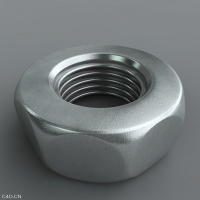 金属螺母C4D模型 Metal Nut