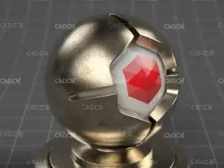 10个C4D Redshift金属材质预设 Redshift Mutating Materials Sampler Pack