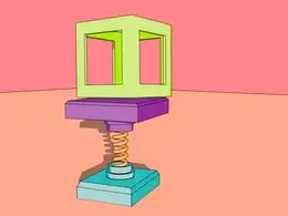 C4D弹簧动画工程 spring dynamics