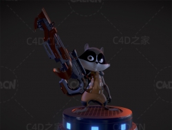 拿枪的火箭浣熊 rocket