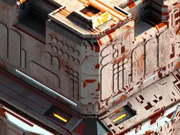 C4D实用工程第41季：科幻碉堡C4D工程文件 c4d project