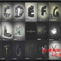 C4D字母总动员A-Z全集打包下载（含工程文件）