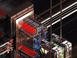 C4D实用工程第171季：科幻发动机C4D工程文件 c4d project