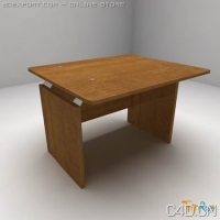 办公桌3D模型：Office table