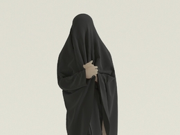 蒙头站立的模特C4D模型 Innocuous