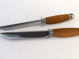 杀牛刀C4D模型 couteau 3d model