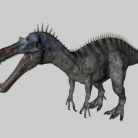 恐龙C4D模型：似鳄龙 Suchomimus