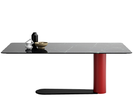 拉戈大胆系列餐桌现代餐桌3D模型素材下载Bold Table by Lago