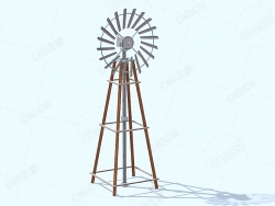 低面多边形风车 Windmill