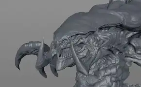 【C4D教程】虫族刺蛇雕刻zerg Sculpting