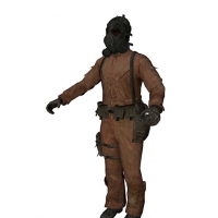 防化军人C4D模型 Chemwar Russian