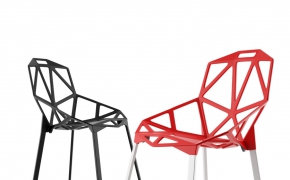 意大利结构椅,餐椅,镂空椅,几何椅,休闲椅C4D模型 One Chair by Magis