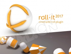 C4D超级滚动中文汉化版插件 roll-it 2020