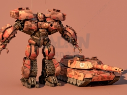 战戟变形金刚汽车人 Warpath