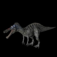 恐龙3D模型：似鳄龙(Suchomimus)