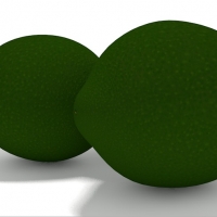 青柠 绿橙3D模型 lime