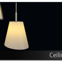 C4D吊灯模型：Ceiling Lamp Model