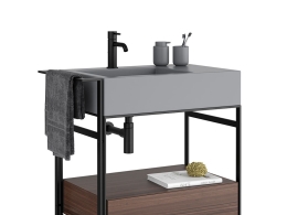纳西索迷你浴室柜组合Cielo设计的洗手盆柜3D模型素材下载Washbasin with Cabinet Narc