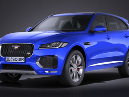 捷豹F-PACE 捷豹豪华SUV汽车C4D模型 Jaguar F-Pace S 2017 – 3D Models