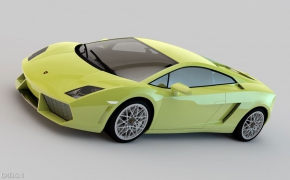 兰博基尼超跑C4D模型 Lamborghini 3d model