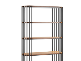 竖琴书架122书架3D模型素材下载Arpa Bookcase 122 by Bonaldo