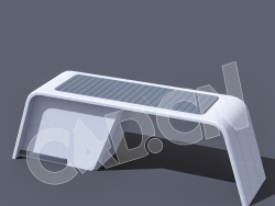 C4D数字城市科技服务台桌子模型