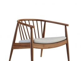 L.Ercolani品牌重现系列软包椅3D模型素材下载Reprise Chair Upholstered by L.Ercolan
