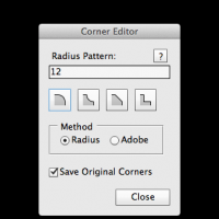 Photoshop 钢笔路径圆角脚本 Corner Editor（支持CS6）