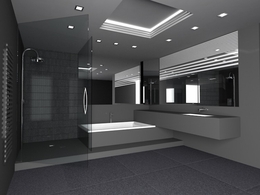 浴室C4D模型 Bath 3d model