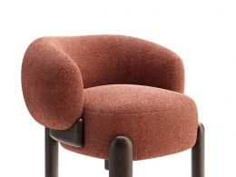 月亮休闲椅Philippe Hurel座椅3D模型素材下载Moon Slipper Chair by Philippe Hurel