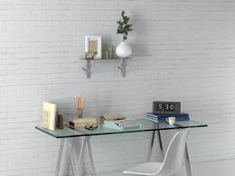 记者办公桌现代家具c4d模型下载Tables and chairs